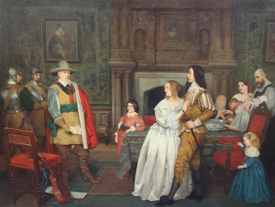 Charles Rossiter (1827-1890) The Arrest, 28 x 36in.